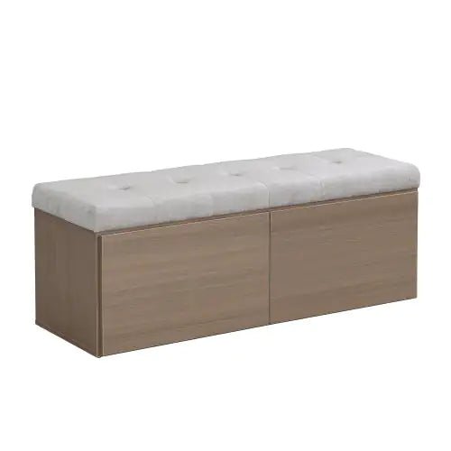 49-inch Storage Table Locker Storage Footstool