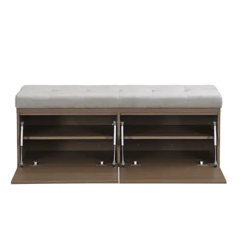 49-inch Storage Table Locker Storage Footstool