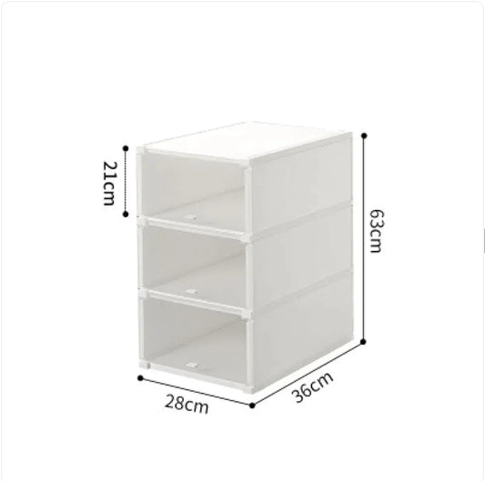 Transparent PP Shoe Storage Box