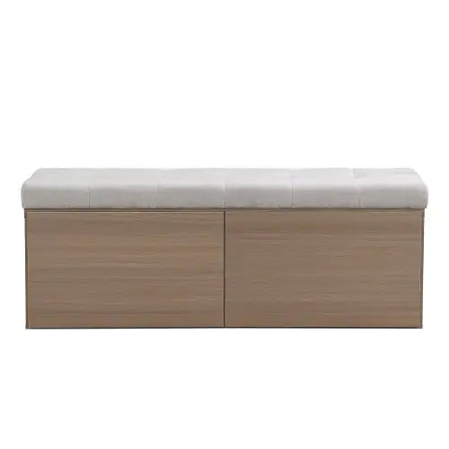 49-inch Storage Table Locker Storage Footstool